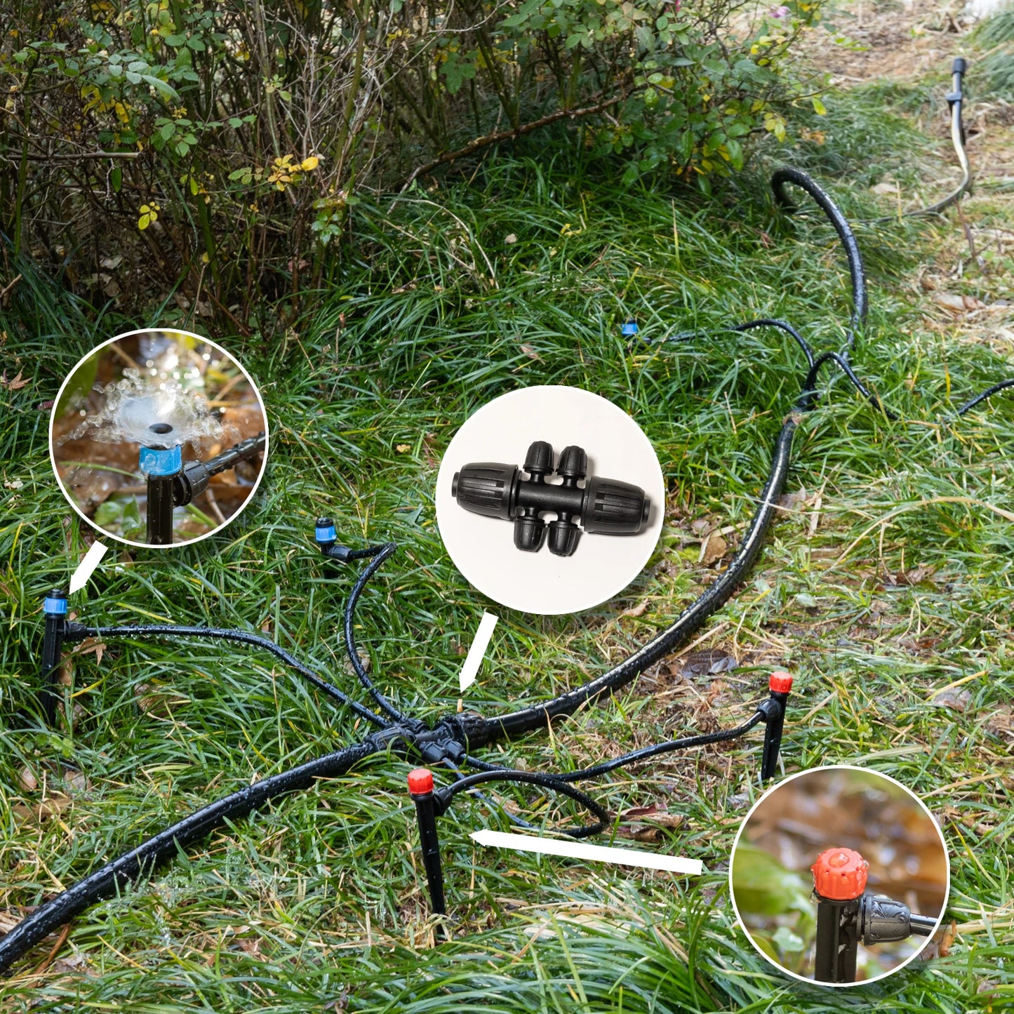 Terrawen Drip Irrigation Kit With Locked Fittings System