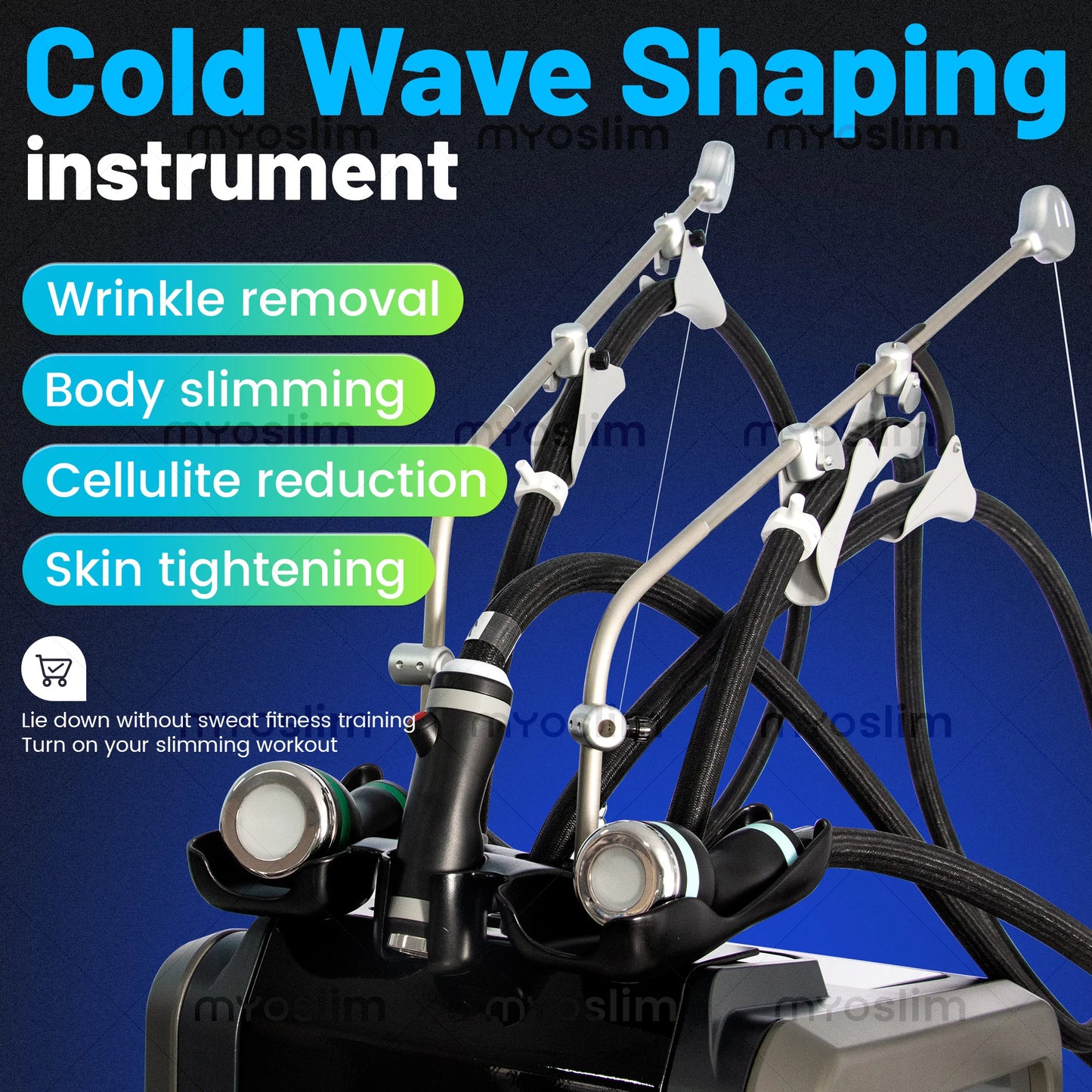Myoslim Three In One Cold Wave Body Contouring Machine Skin Tightening Lifting