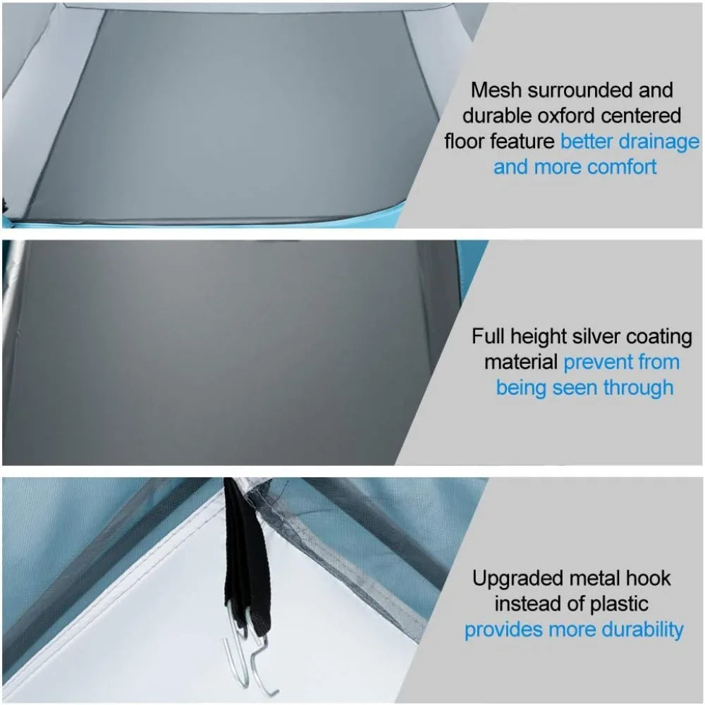 VINGLI Shower Tent Changing Room For Portable Toilet And Camping