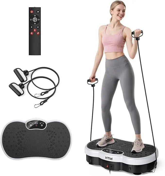 HTMM Fitness Vibration Plate Whole-Body Fat Burn Home Gym