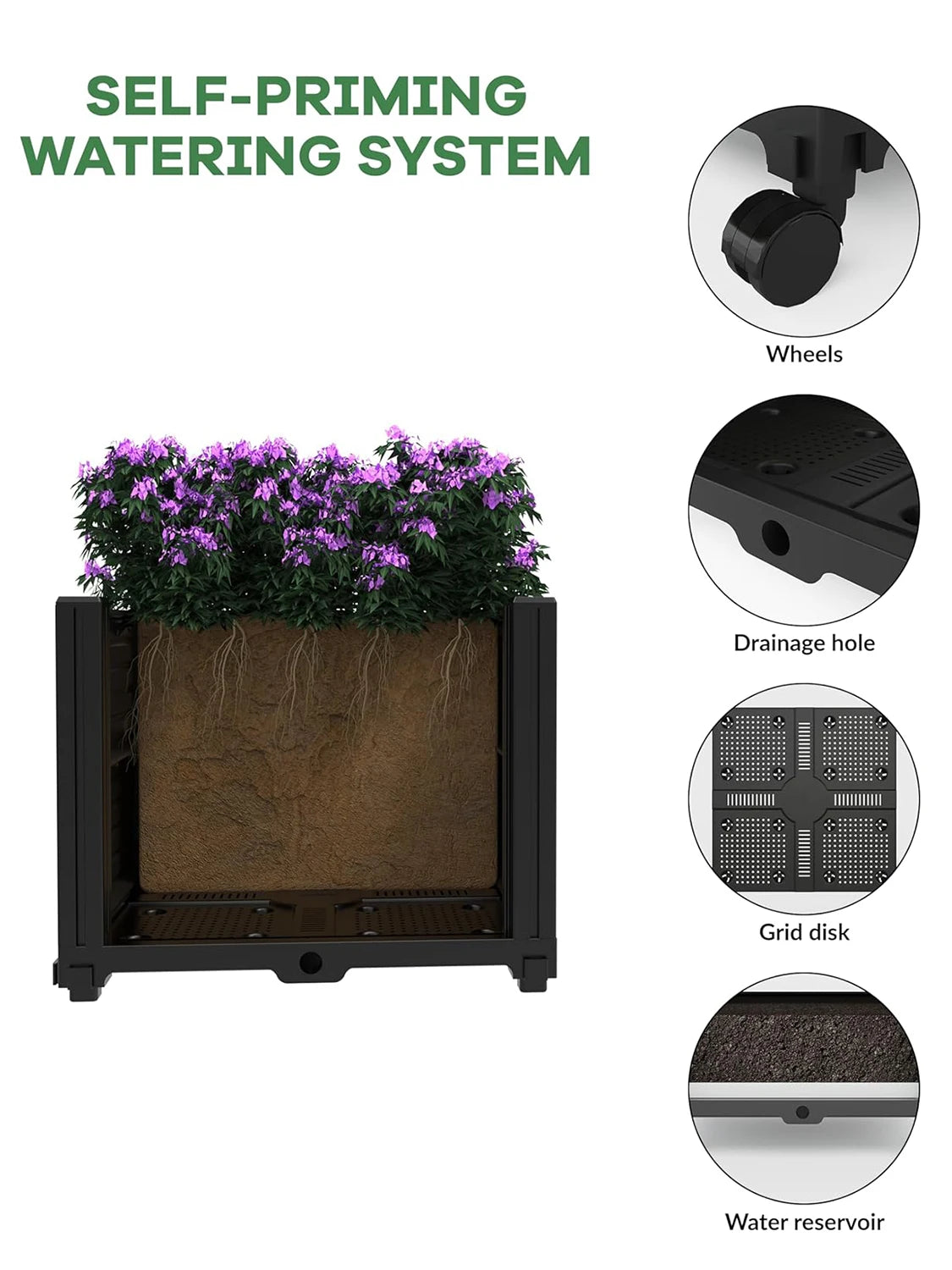 Metal Garden Arbor With Planter Boxes Outdoor Trellis Arch
