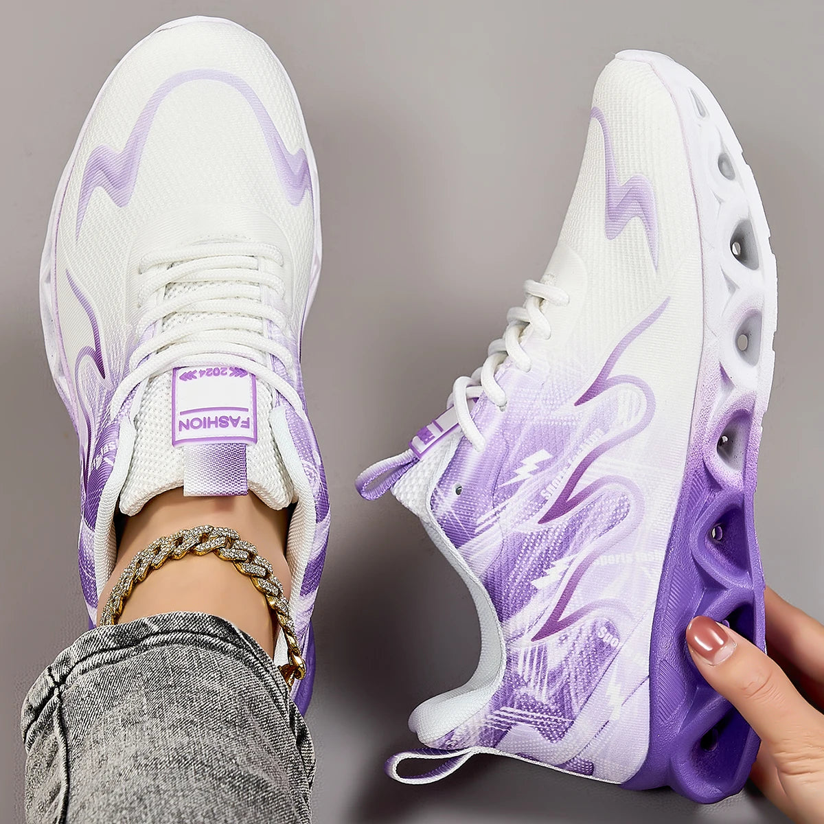 Orthopedic Women's Walking Shoes Lightweight Tennis Sneakers