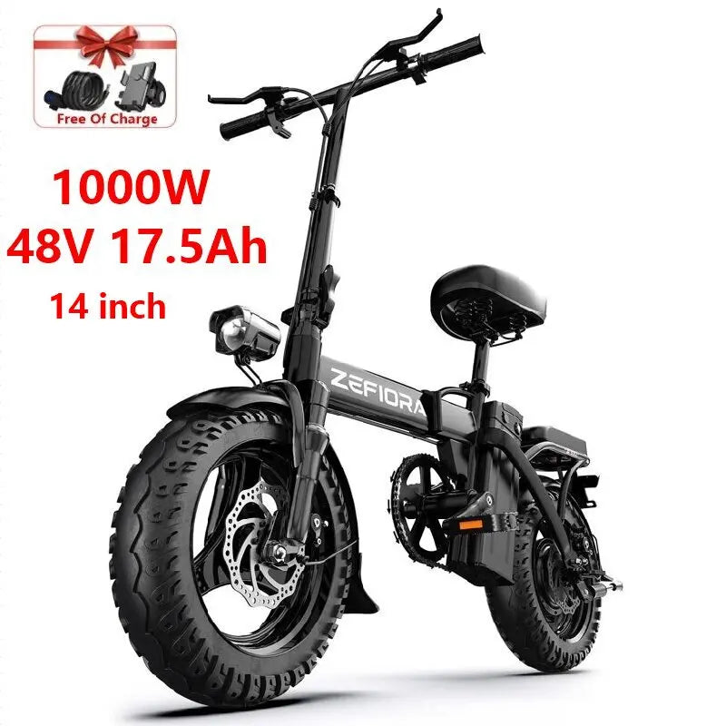 ZEFIORA Electric Fat Bike V10 1000W Brushless Motor