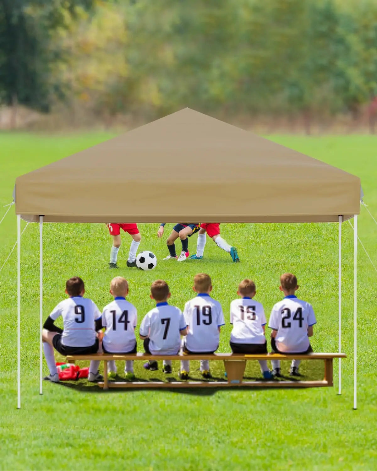 HiMISSCN Pop Up Canopy Tent With Three Adjustable Heights