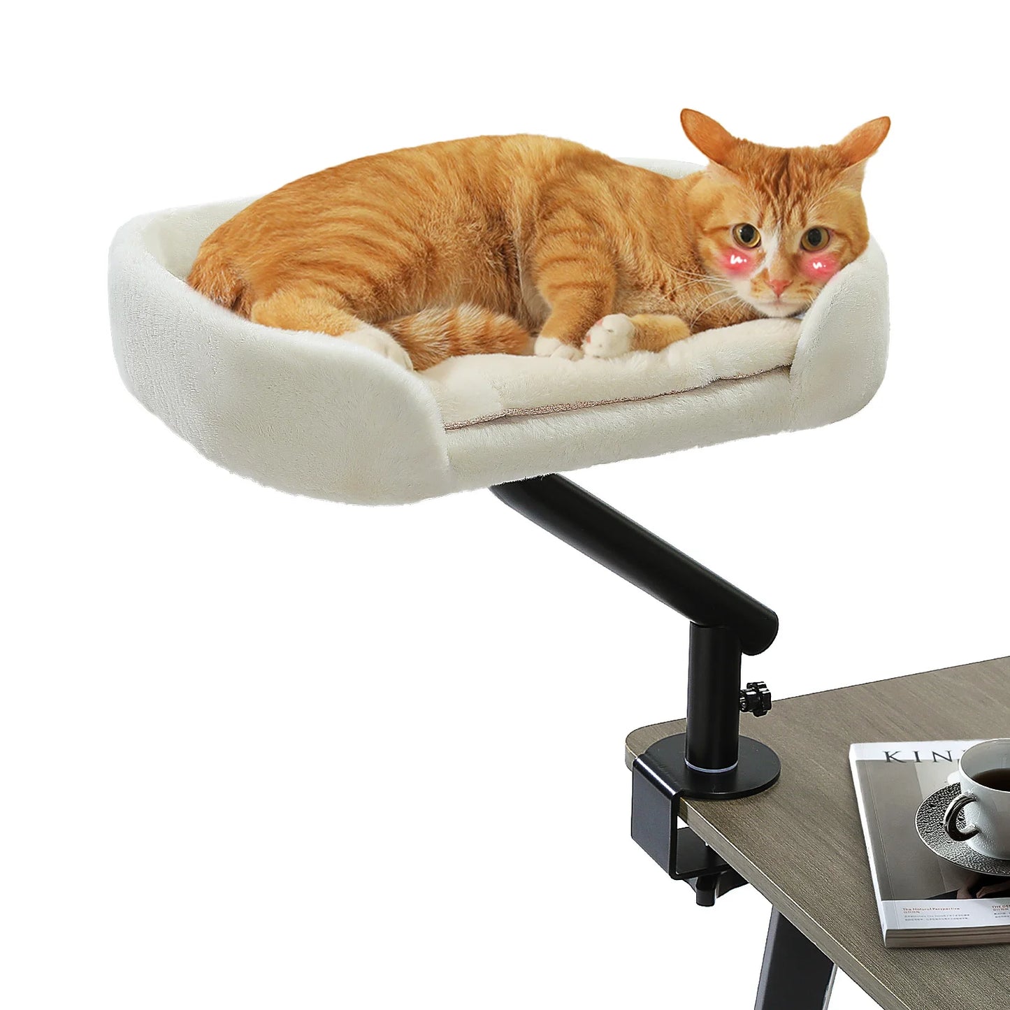 PAWZ Road Cat Desk Bed 360° Rotatable Cat Bed Stand