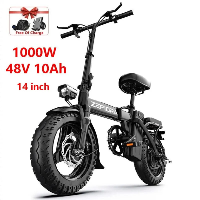 ZEFIORA Electric Fat Bike V10 1000W Brushless Motor