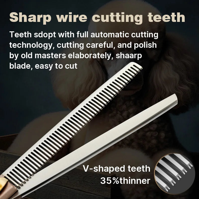 Fenice JP440C Thinning Scissors For Pet Grooming Professionals