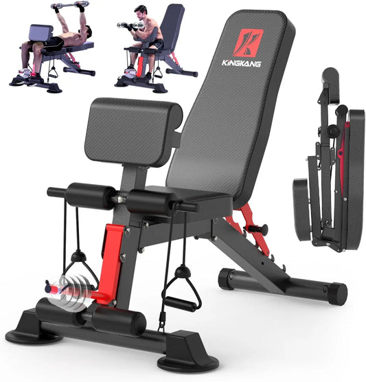 14-In-1 Foldable Dumbbell Bench With 1000 Lbs Capacity, Multi-Functional