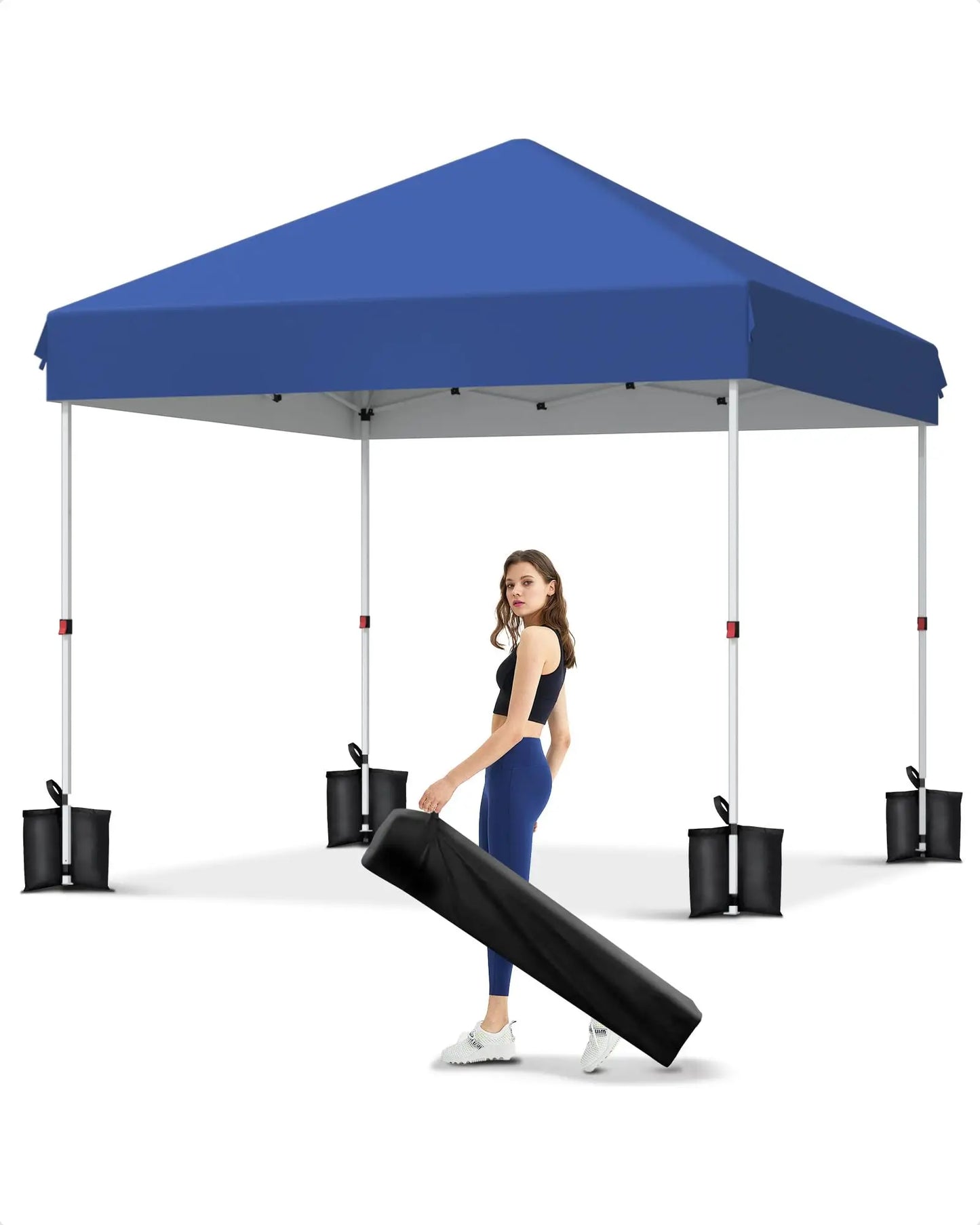 HiMISSCN Pop Up Canopy Tent With Three Adjustable Heights