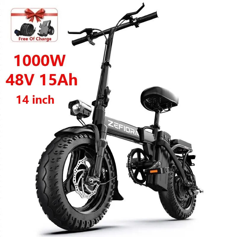 ZEFIORA Electric Fat Bike V10 1000W Brushless Motor