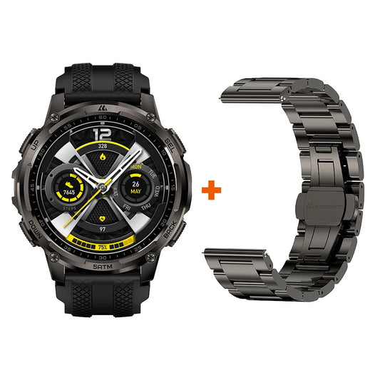 Kospet Tank T4C Rugged Smartwatch With Dual Band GPS Waterproof