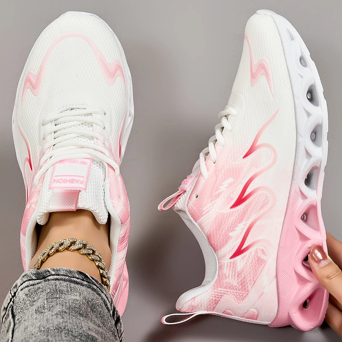 Orthopedic Women's Walking Shoes Lightweight Tennis Sneakers