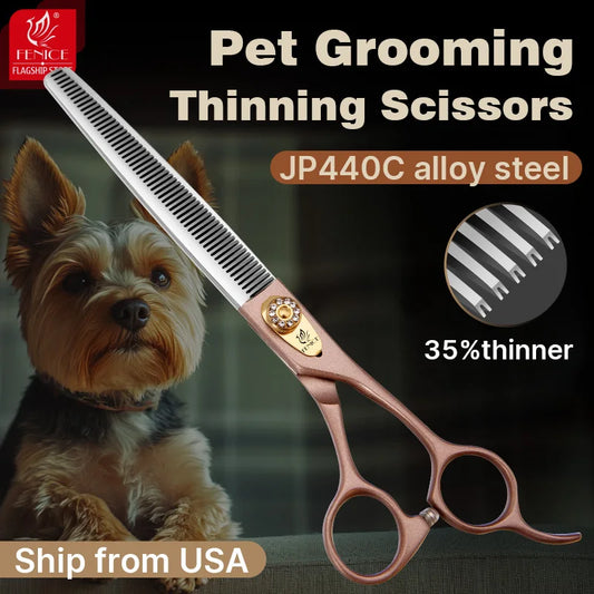 Fenice JP440C Thinning Scissors For Pet Grooming Professionals