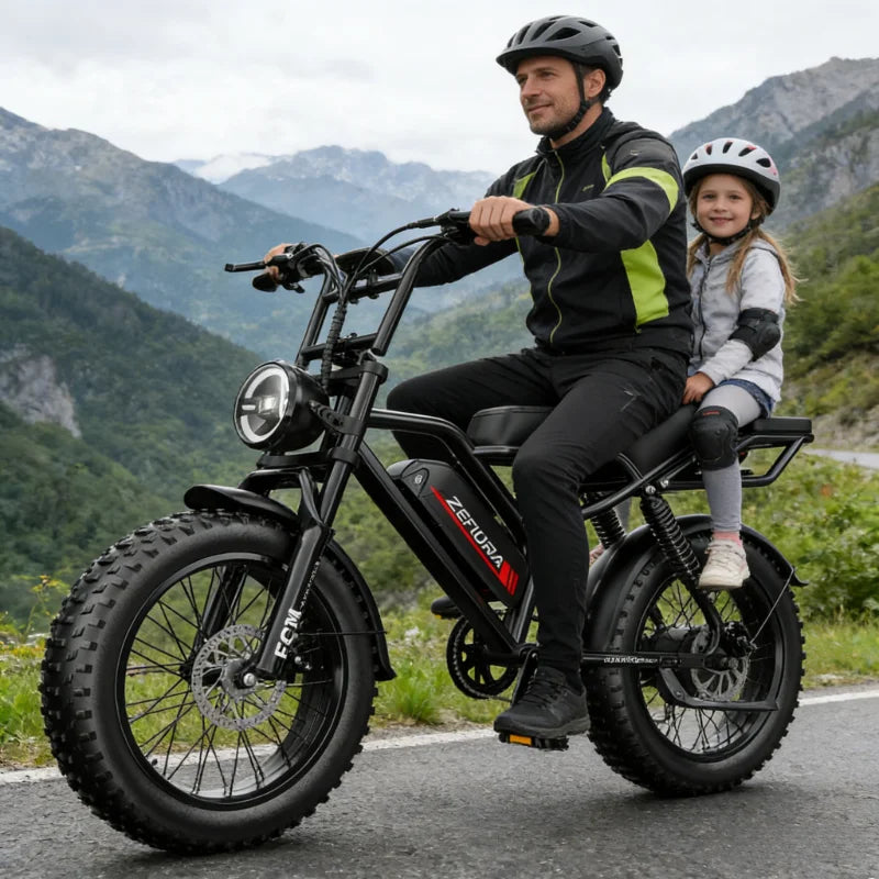 ZEFIORA Electric Fat Bike V10 1000W Brushless Motor