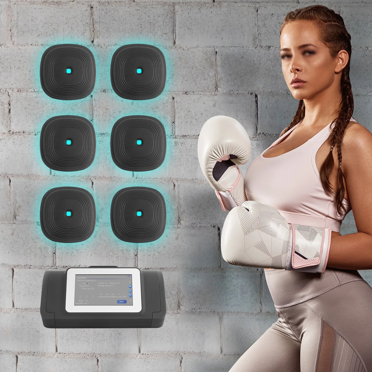 Music Boxing Machine Split Target Fitness Equipment Bluetooth Wall Target