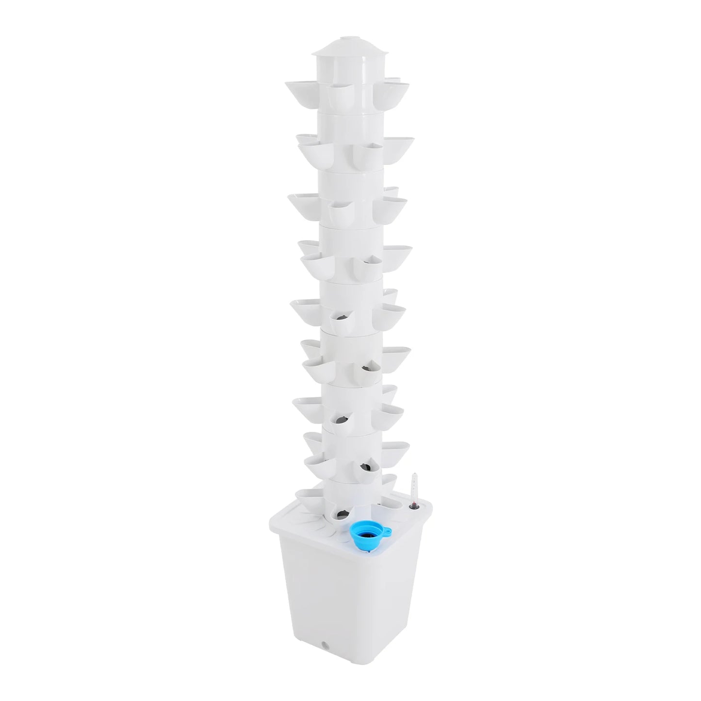 Hydroponic Garden Vertical Tower 45 Holes for Balcony Greenhouse