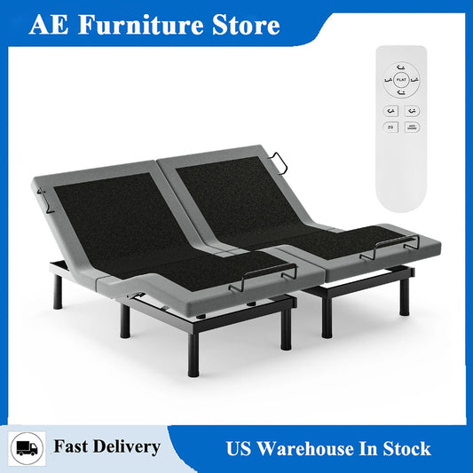 Furgle Twin Adjustable Bed Frame With Remote