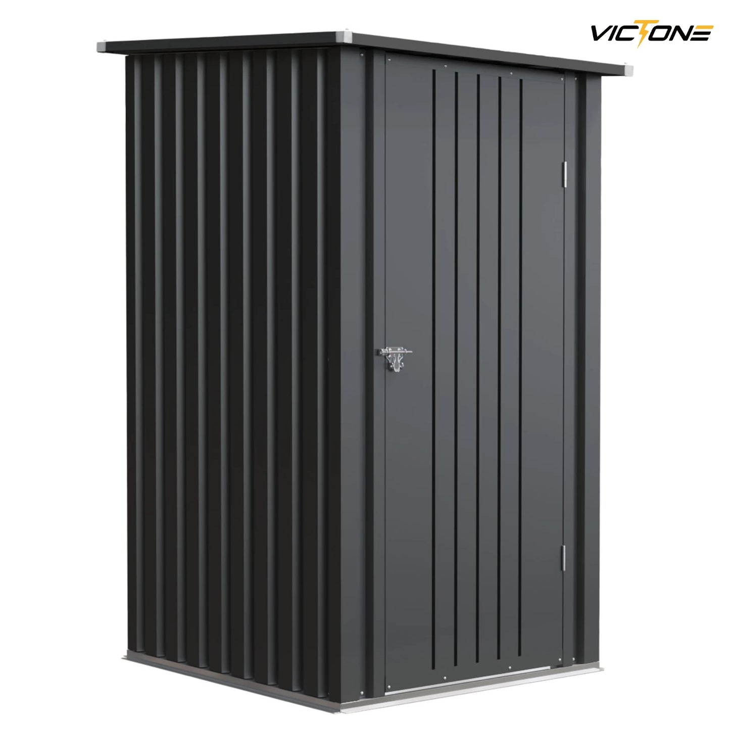 Victone Outdoor Storage Shed For Garden Tools With Sloped Roof
