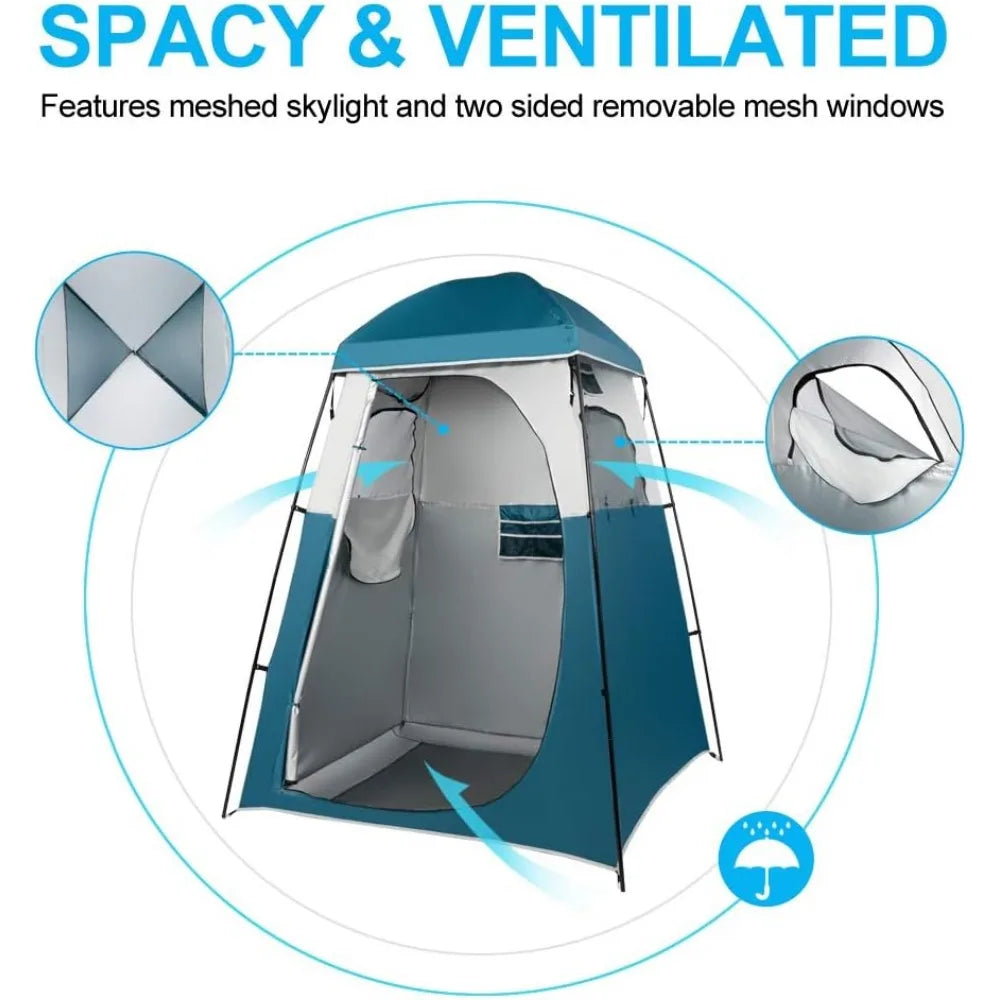 VINGLI Shower Tent Changing Room For Portable Toilet And Camping