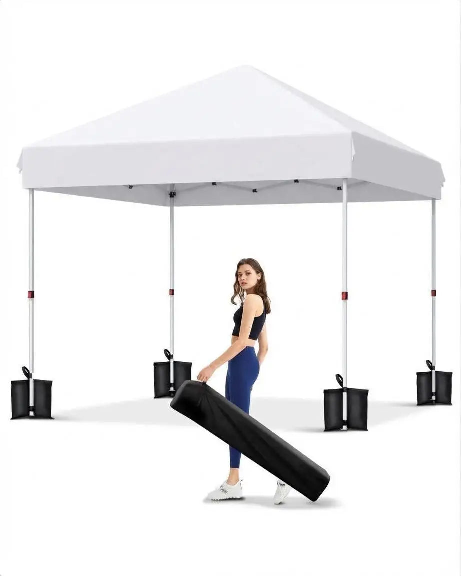 HiMISSCN Pop Up Canopy Tent With Three Adjustable Heights